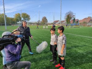 Spieler nach dem Spiel